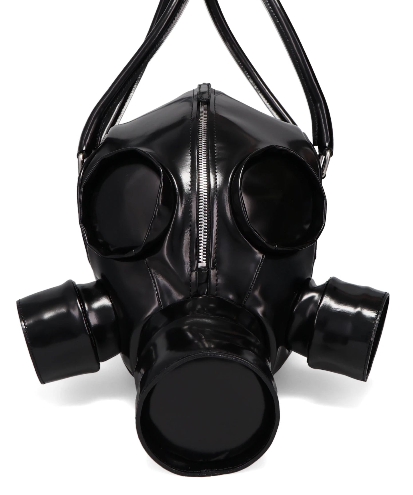 GAS MASK LEATHER HANDBAG