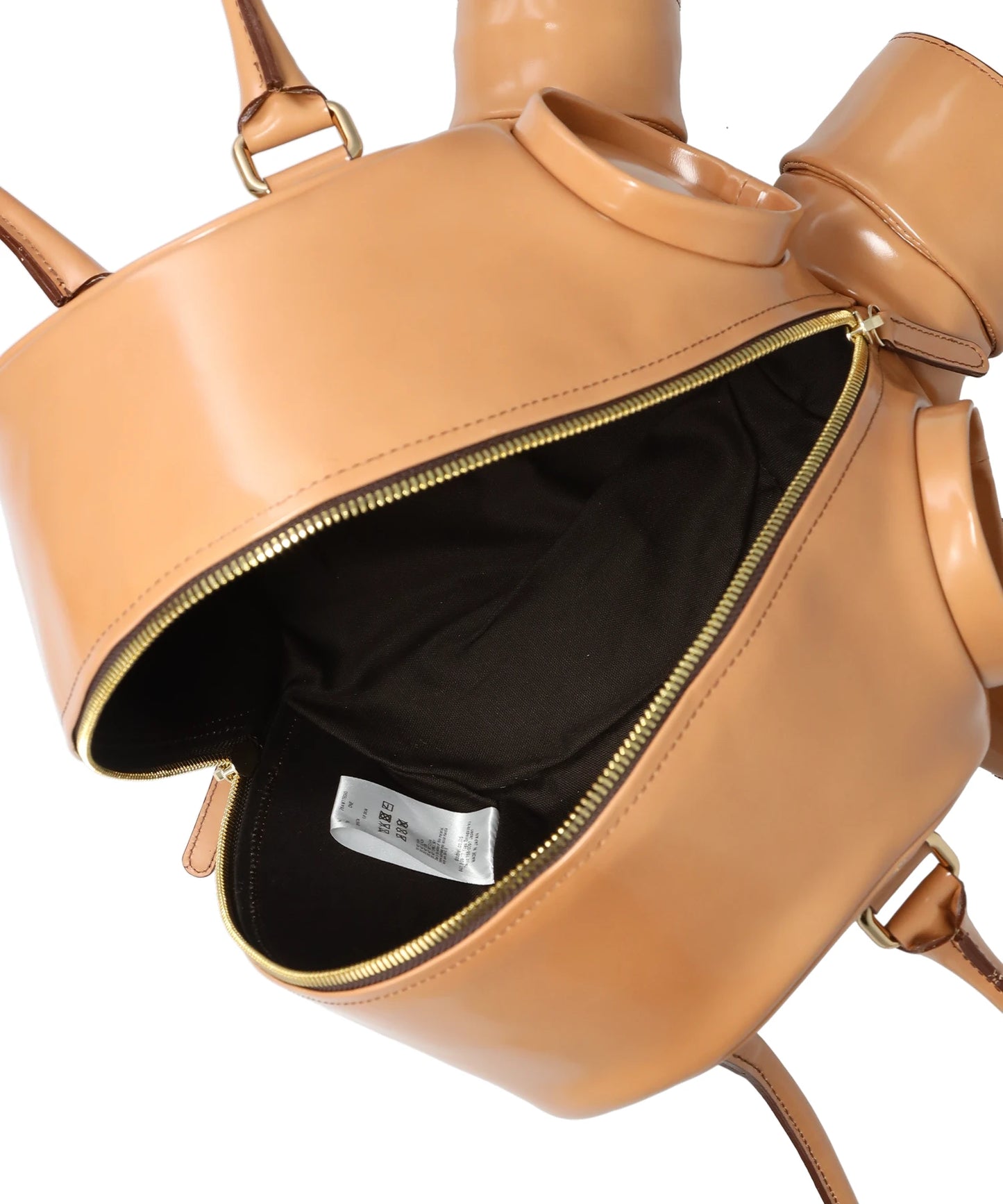 GAS MASK LEATHER HANDBAG