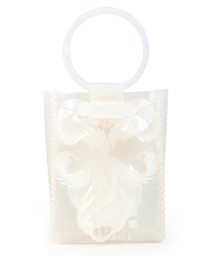 TRANCSPARENT SCULPTURAL MINI HANDBAG