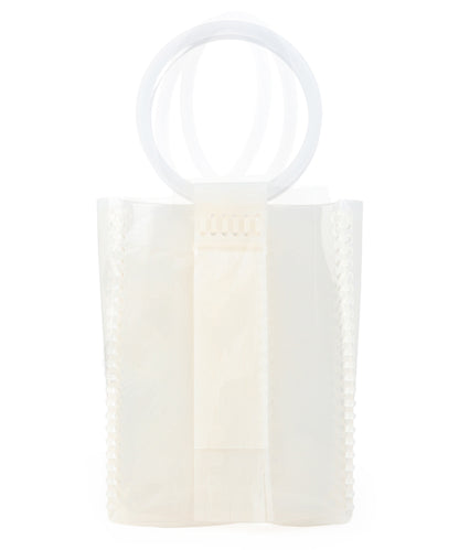 TRANCSPARENT SCULPTURAL MINI HANDBAG