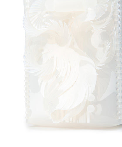 TRANCSPARENT SCULPTURAL MINI HANDBAG