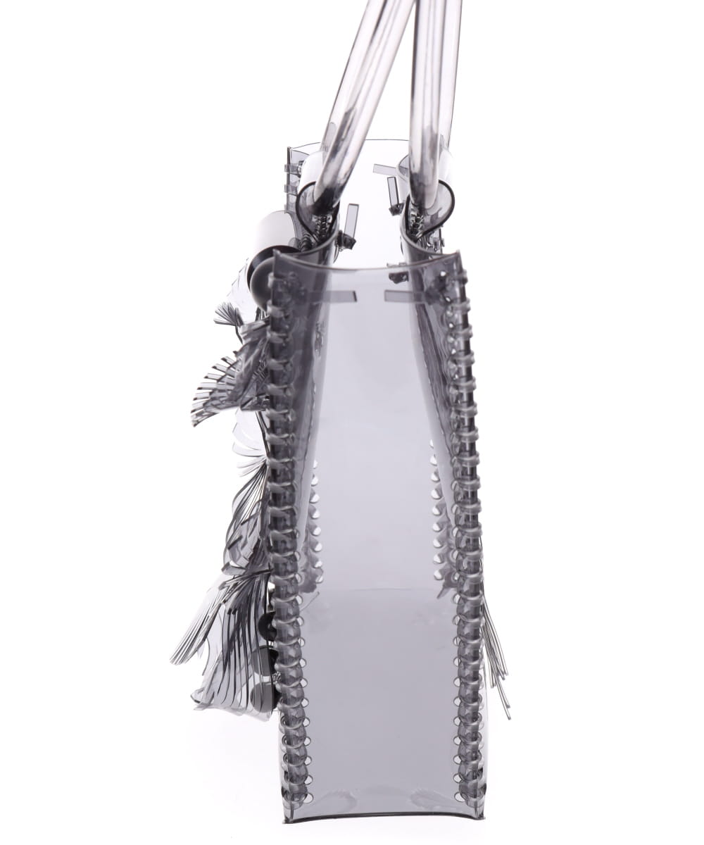 TRANCSPARENT SCULPTURAL MINI HANDBAG