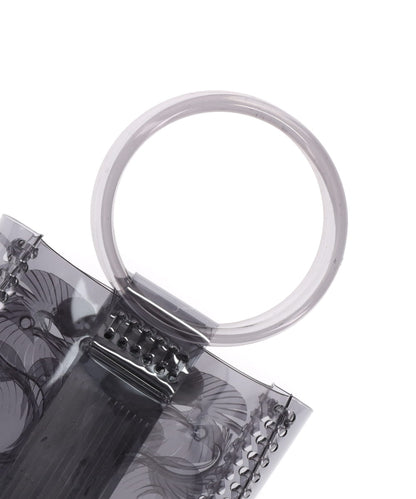 TRANCSPARENT SCULPTURAL MINI HANDBAG