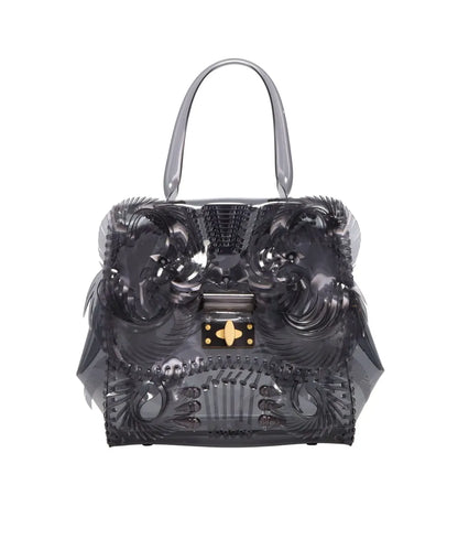 TRANSPARENT SCULPTURAL HAND BAG