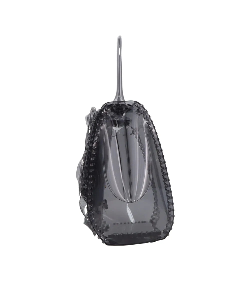 TRANSPARENT SCULPTURAL HAND BAG
