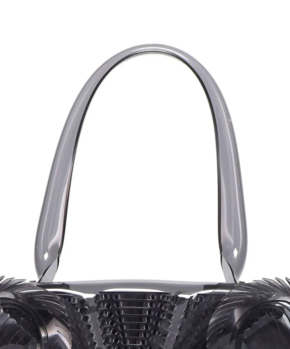 TRANSPARENT SCULPTURAL HAND BAG