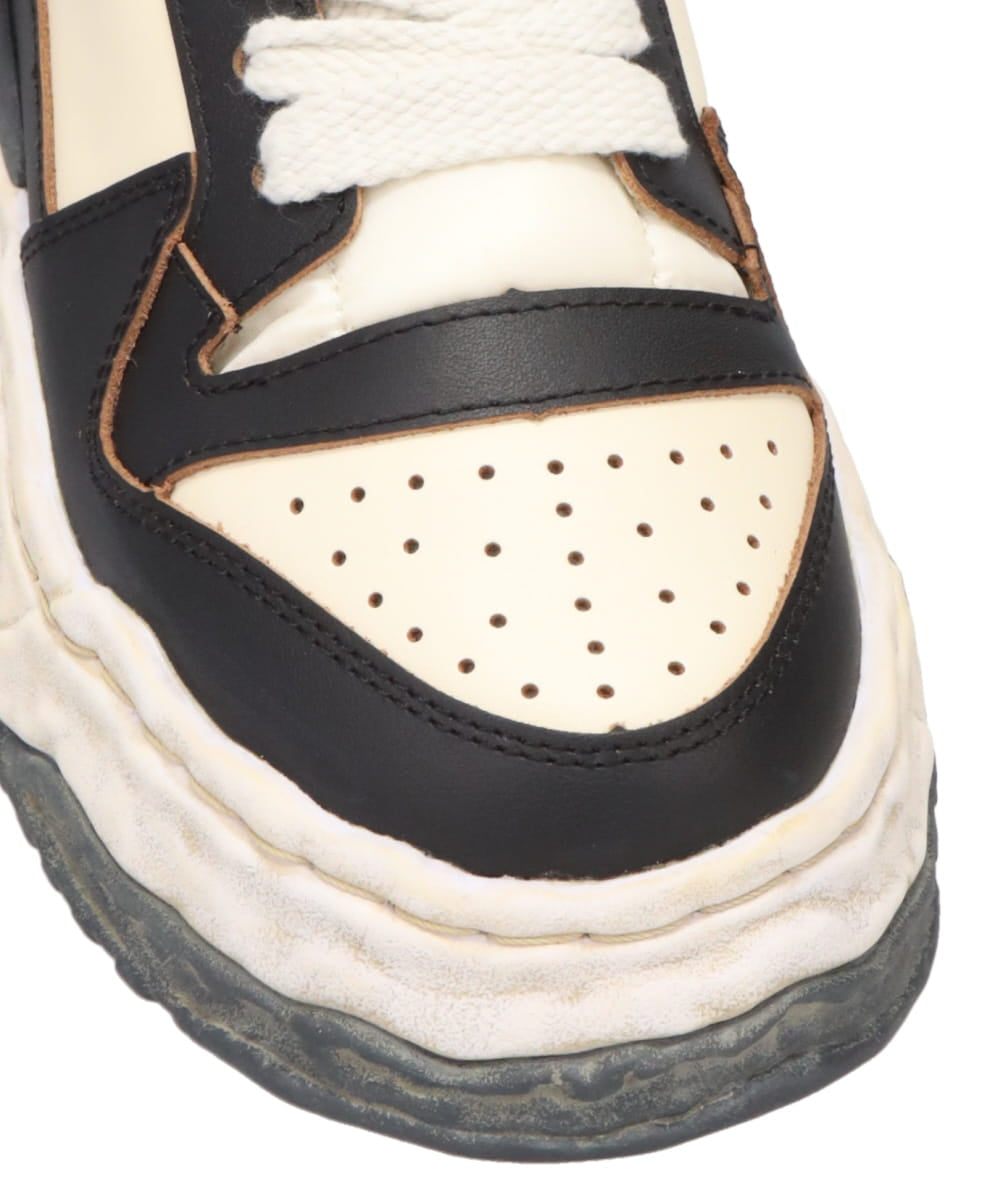 KEITH/ORIGINAL SOLE VINTAGE LEATHERLOW-TOP SNEAKER