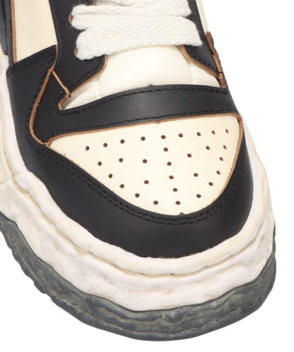 KEITH/ORIGINAL SOLE VINTAGE LEATHERLOW-TOP SNEAKER