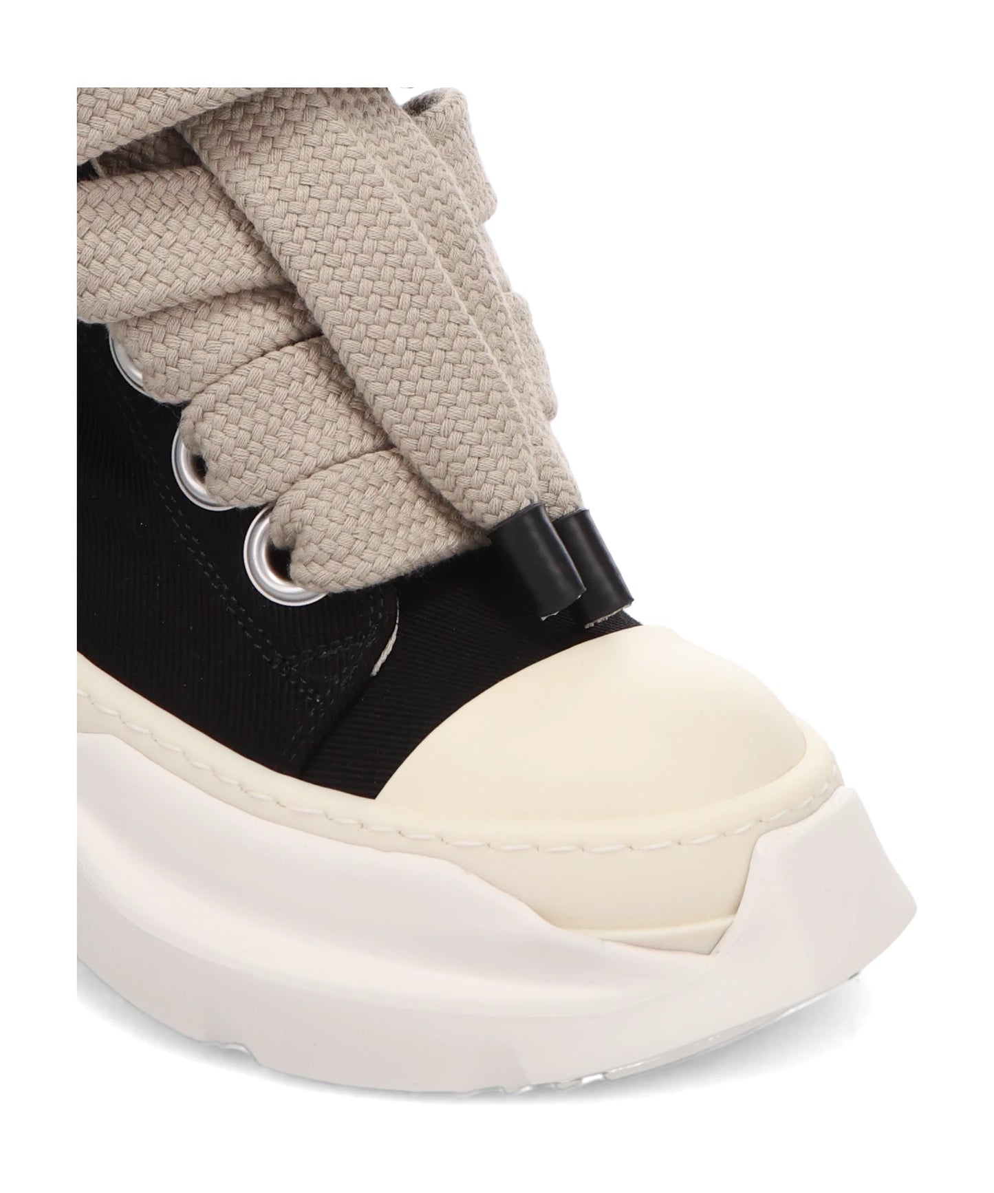 JUMBOLACE ABSTRACT SNEAKS- BLACK/MILK/MILK