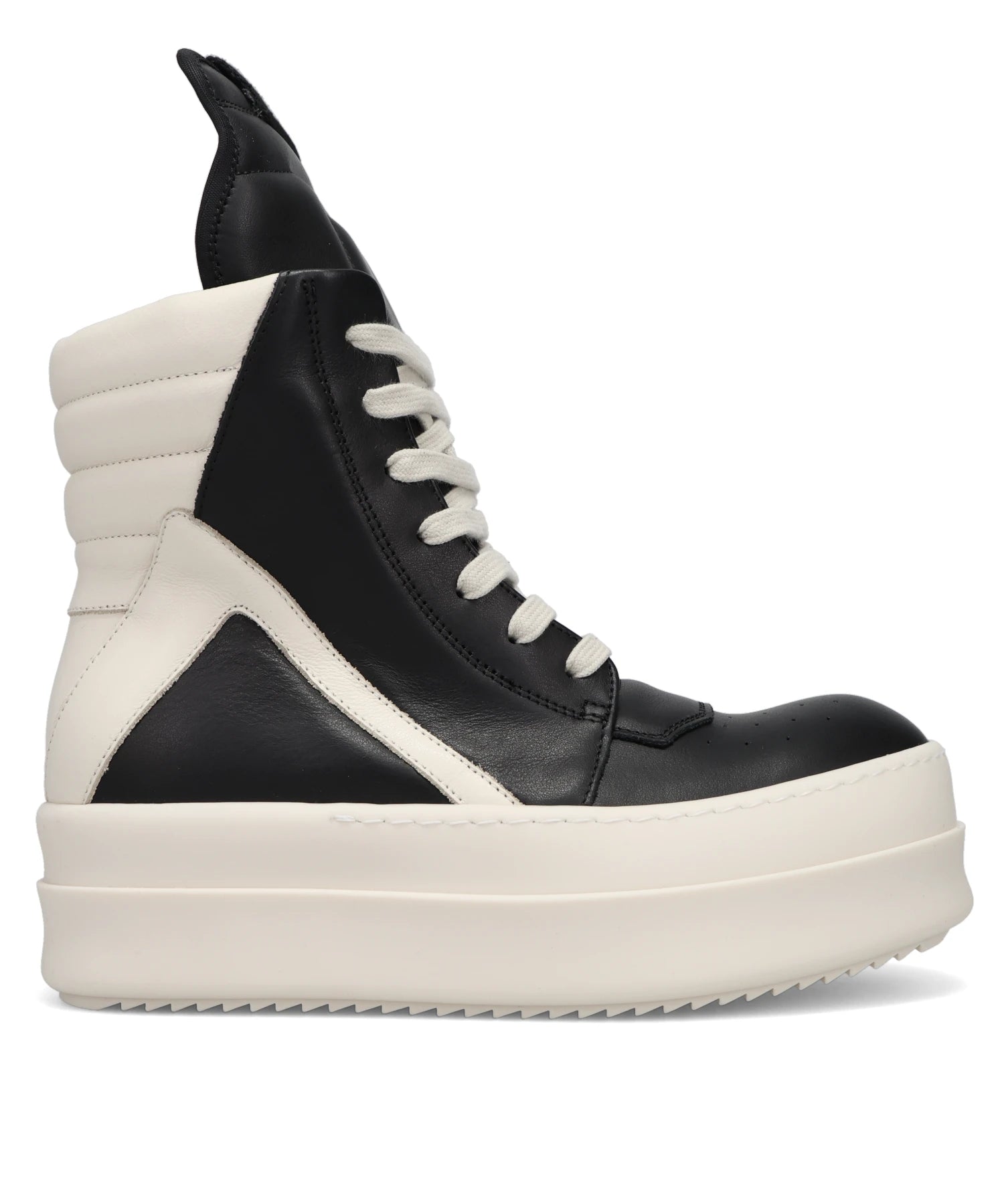Rick Owens(リックオウエンス) 2026SS MEGA BUMPER GEOBASKET - BLACK/MILK/MILK RP01F6868LCO