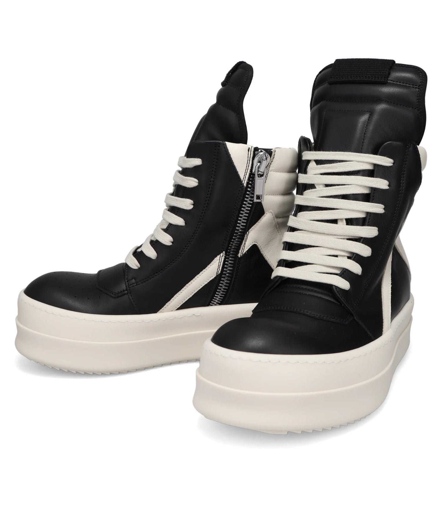 MEGA BUMPER GEOBASKET - BLACK/MILK/MILK