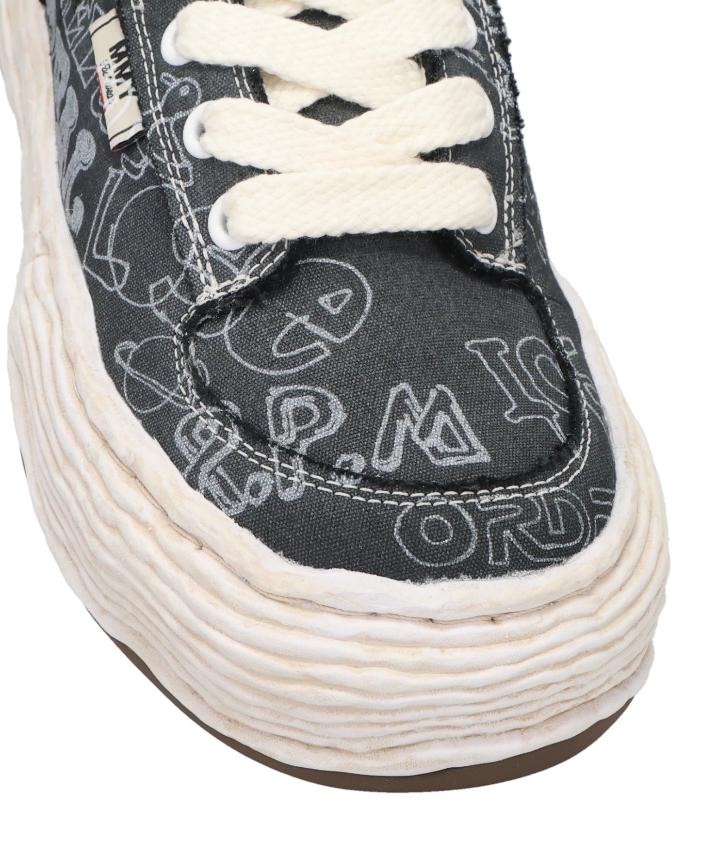 OLIVER/ORIGINAL SOLE GRAFFITI PRINTEDCANVAS LOW-TOP SNEAKER