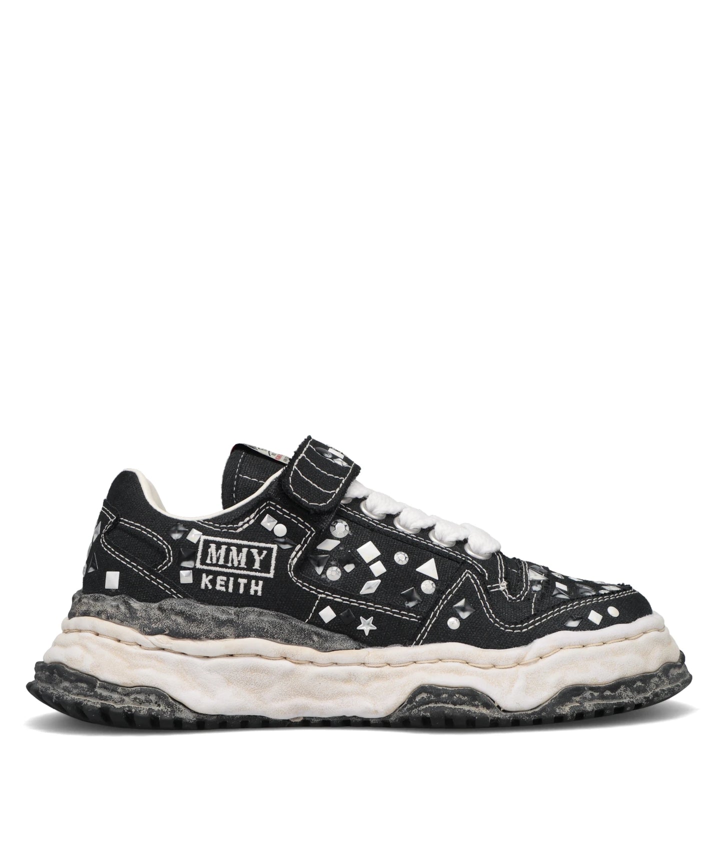 KEITH/ORIGINAL SOLE EMBELLISHED CANVASLOW-TOP SNEAKER