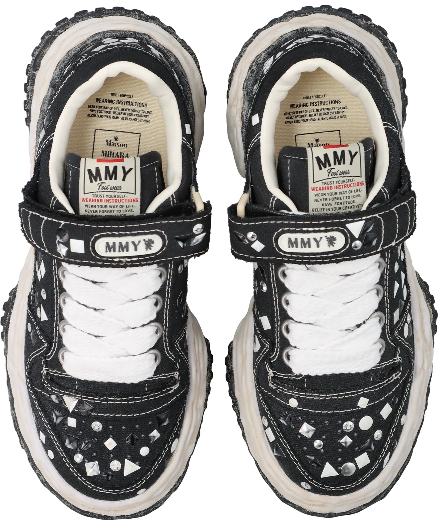 KEITH/ORIGINAL SOLE EMBELLISHED CANVASLOW-TOP SNEAKER