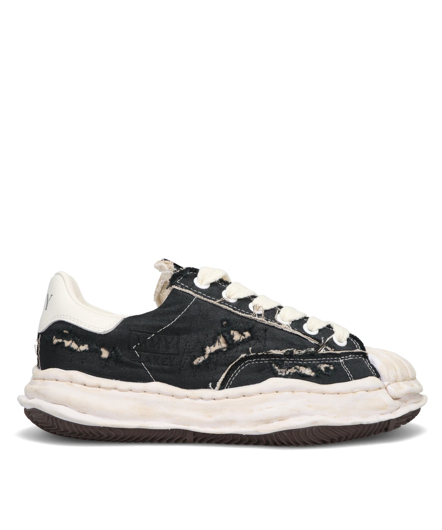 BLAKEY/ORIGINAL SOLE RIPPING ANDOVER DYEING CANVAS LOW-TOP SNEAKER