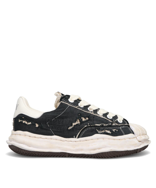 BLAKEY/ORIGINAL SOLE RIPPING ANDOVER DYEING CANVAS LOW-TOP SNEAKER