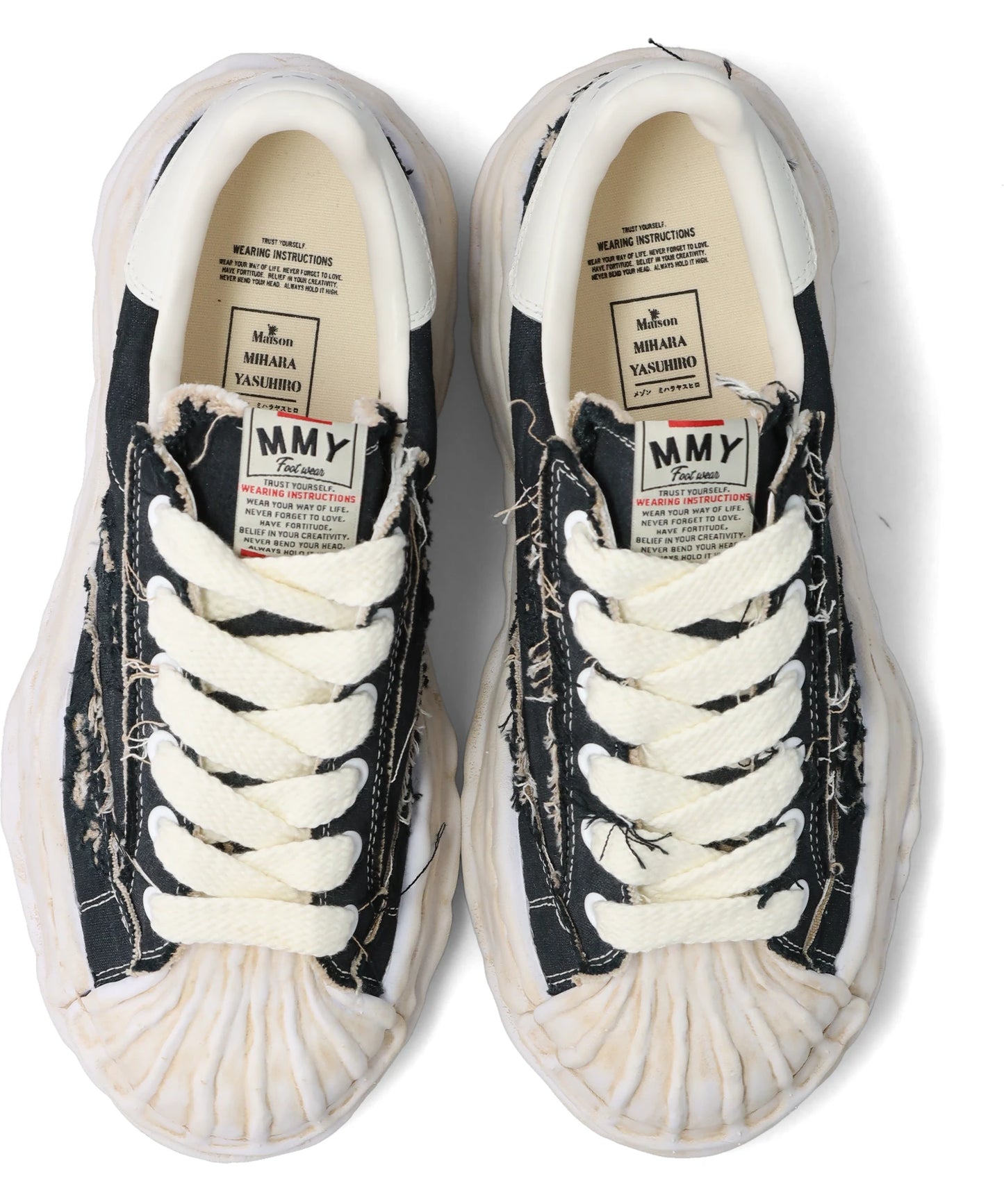 BLAKEY/ORIGINAL SOLE RIPPING ANDOVER DYEING CANVAS LOW-TOP SNEAKER