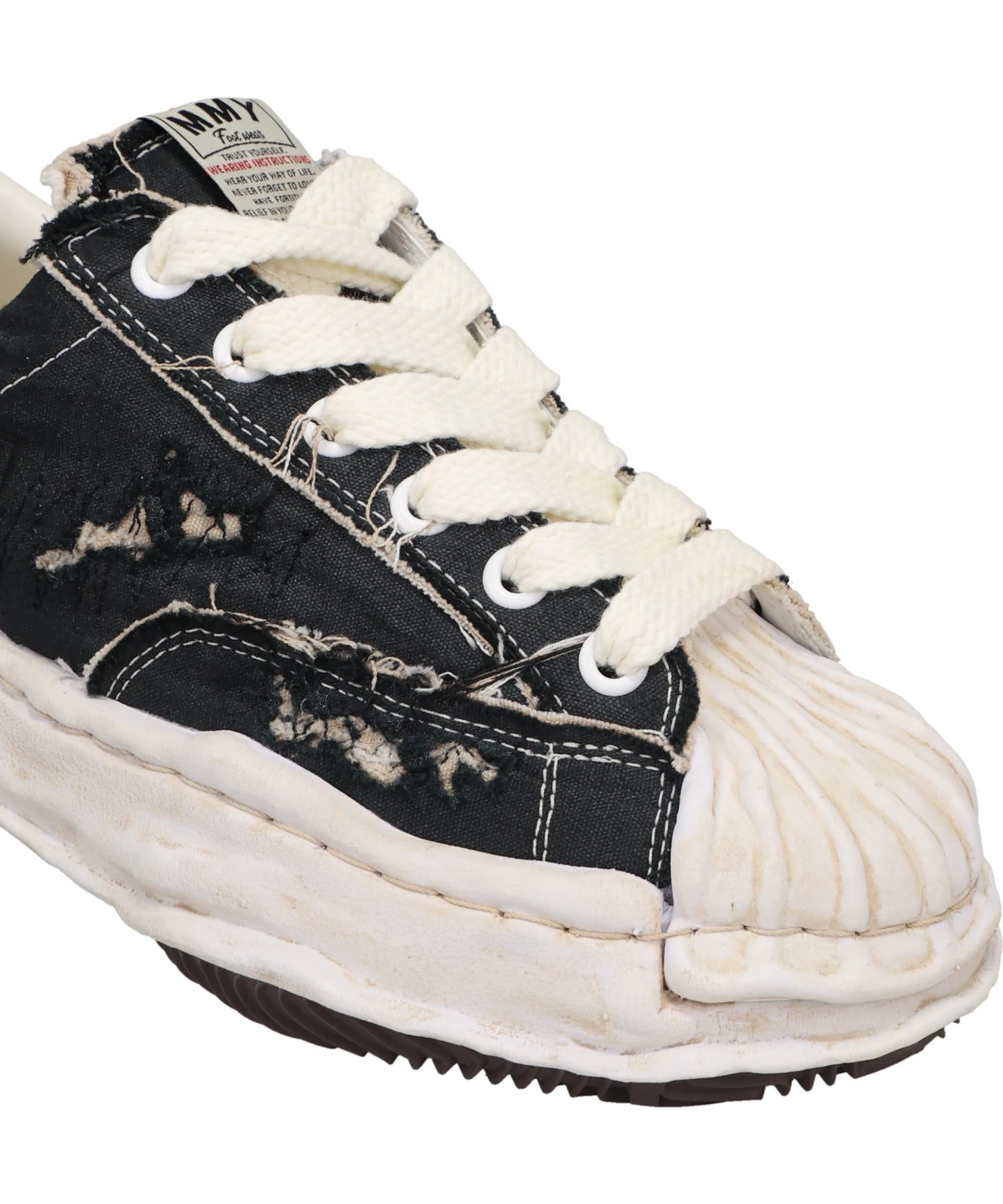 BLAKEY/ORIGINAL SOLE RIPPING ANDOVER DYEING CANVAS LOW-TOP SNEAKER