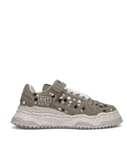 Maison MIHARA YASUHIRO(メゾンミハラヤスヒロ) 2026SS KEITH/ORIGINAL SOLE EMBELLISHED CANVASLOW-TOP SNEAKER A16FW713
