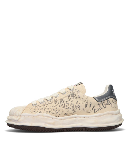 BLAKEY/ORIGINAL SOLE GRAFFITI PRINTEDCANVAS LOW-TOP SNEAKER