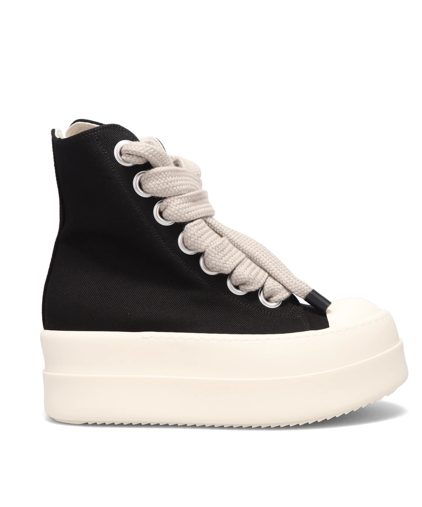 DRKSHDW(ダークシャドウ) MEGA BUMPER JUMBOLACE SNEAKS - BLACK/MILK/MILK DS01F4850DOW2