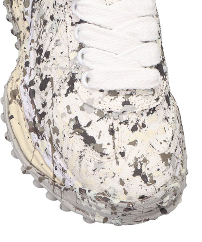 LARRY/SPUTTERING LOW-TOP SNEAKERS