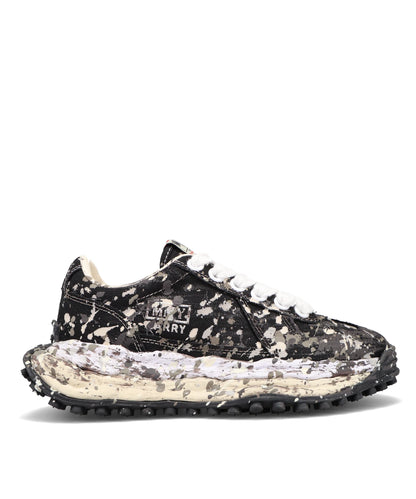 LARRY/SPUTTERING LOW-TOP SNEAKERS