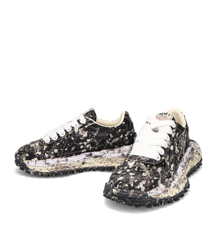 LARRY/SPUTTERING LOW-TOP SNEAKERS