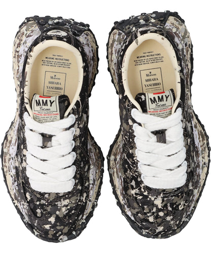 LARRY/SPUTTERING LOW-TOP SNEAKERS
