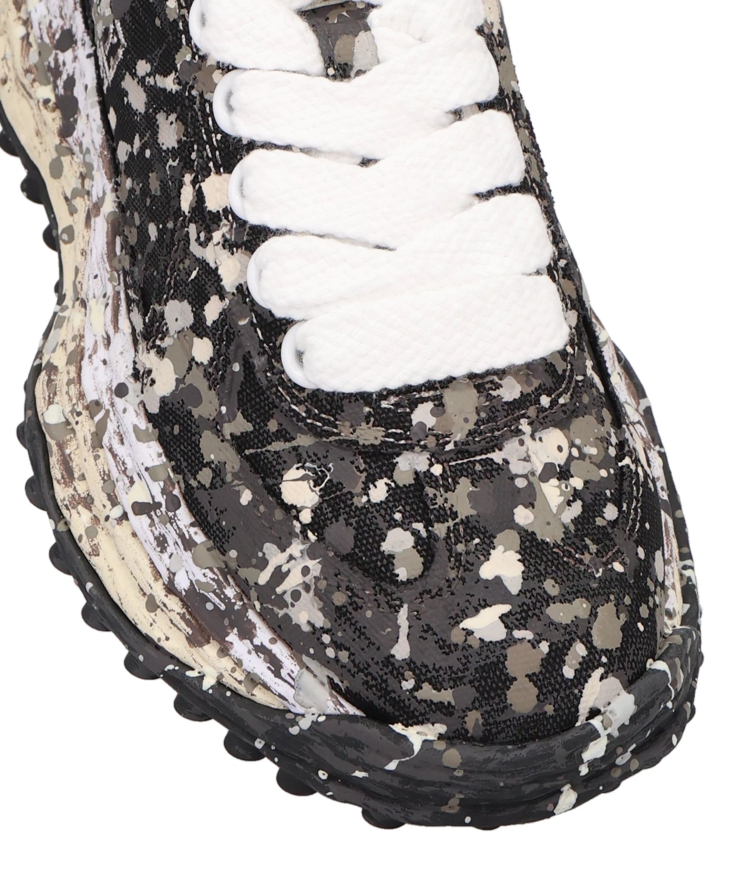 LARRY/SPUTTERING LOW-TOP SNEAKERS