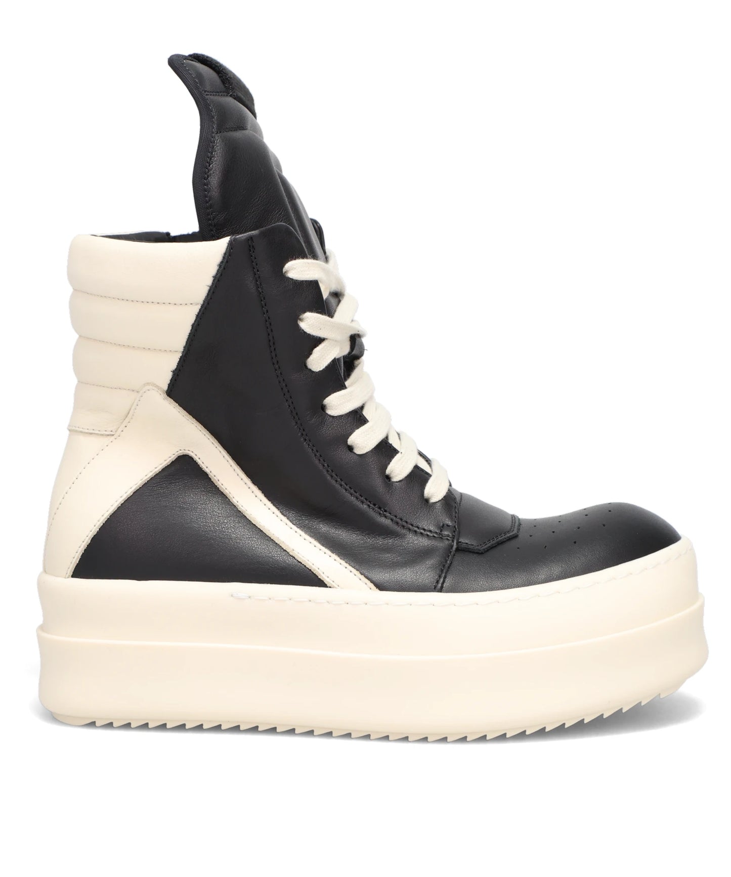 Rick Owens(リックオウエンス) 2026AW MEGA BUMPER GEOBASKET - BLACK/MILK/MILK RP02F5868LCO