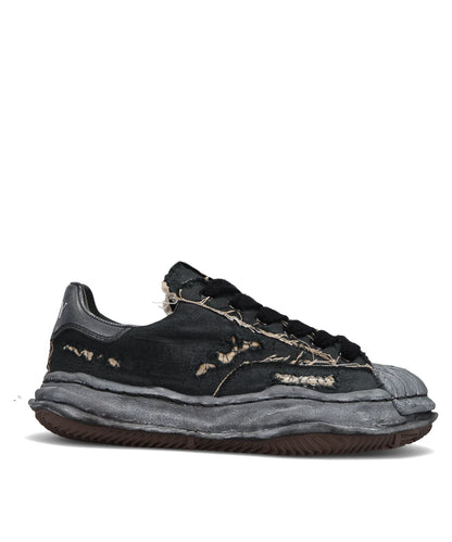 Maison MIHARA YASUHIRO(メゾンミハラヤスヒロ) BLAKEY/ORIGINAL SOLE RIPPING ANDOVER DYEING CANVAS LOW-TOP SNEAKER A16FW729