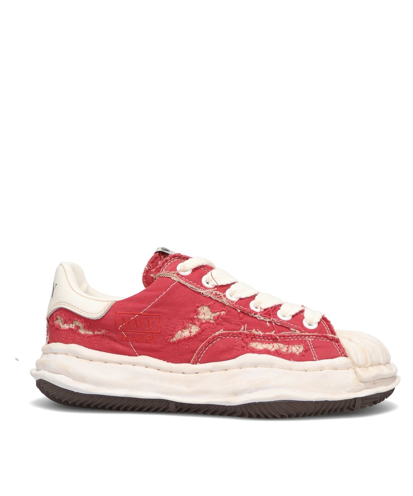 Maison MIHARA YASUHIRO(メゾンミハラヤスヒロ) BLAKEY/ORIGINAL SOLE RIPPING ANDOVER DYEING CANVAS LOW-TOP SNEAKER