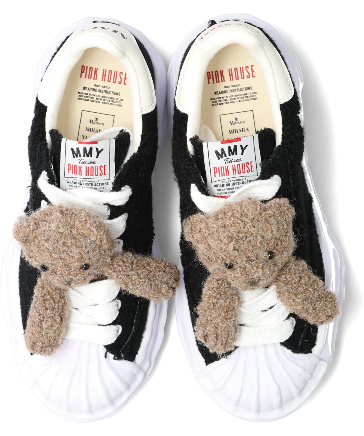 PINK HOUSE X MMY "BLAKEY"OG SOLECHENILLE EMBROIDEY LOW-TOP SNEAKER