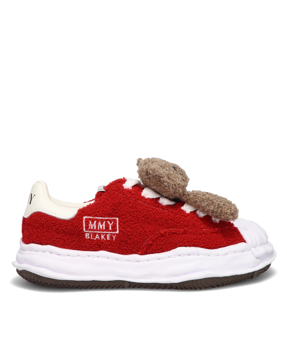 Maison MIHARA YASUHIRO(メゾンミハラヤスヒロ) 2026AW PINK HOUSE X MMY "BLAKEY"OG SOLECHENILLE EMBROIDEY LOW-TOP SNEAKER C17FW705