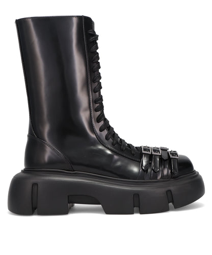 Simone Rocha(シモーンロシャ) PLATFORM BUCKLE COMBAT BOOT