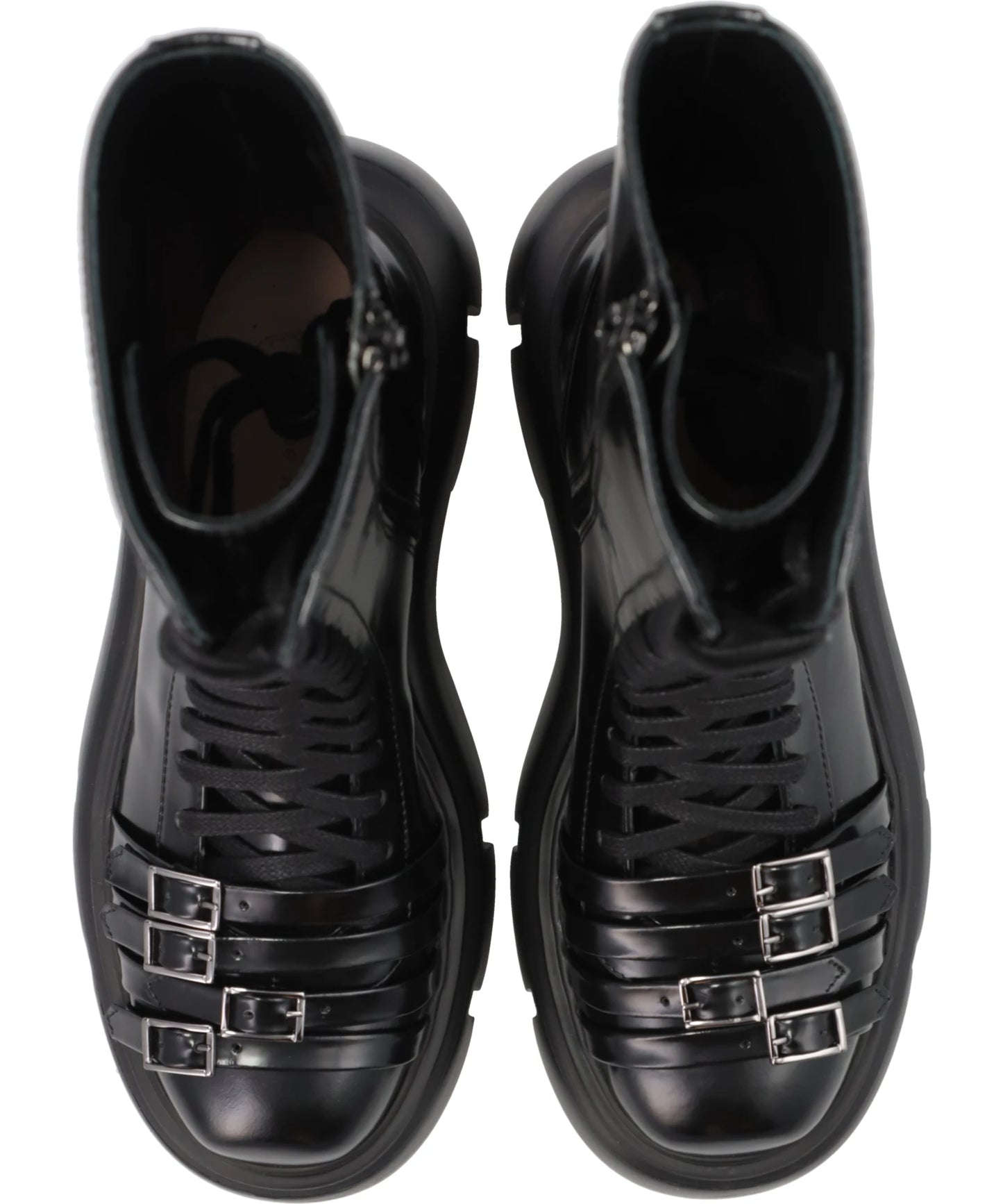 PLATFORM BUCKLE COMBAT BOOT