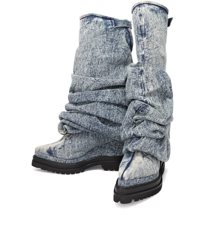 LIQUID DENIM BOOTS