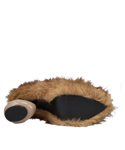 DUCK HEEL FUR BOOTS