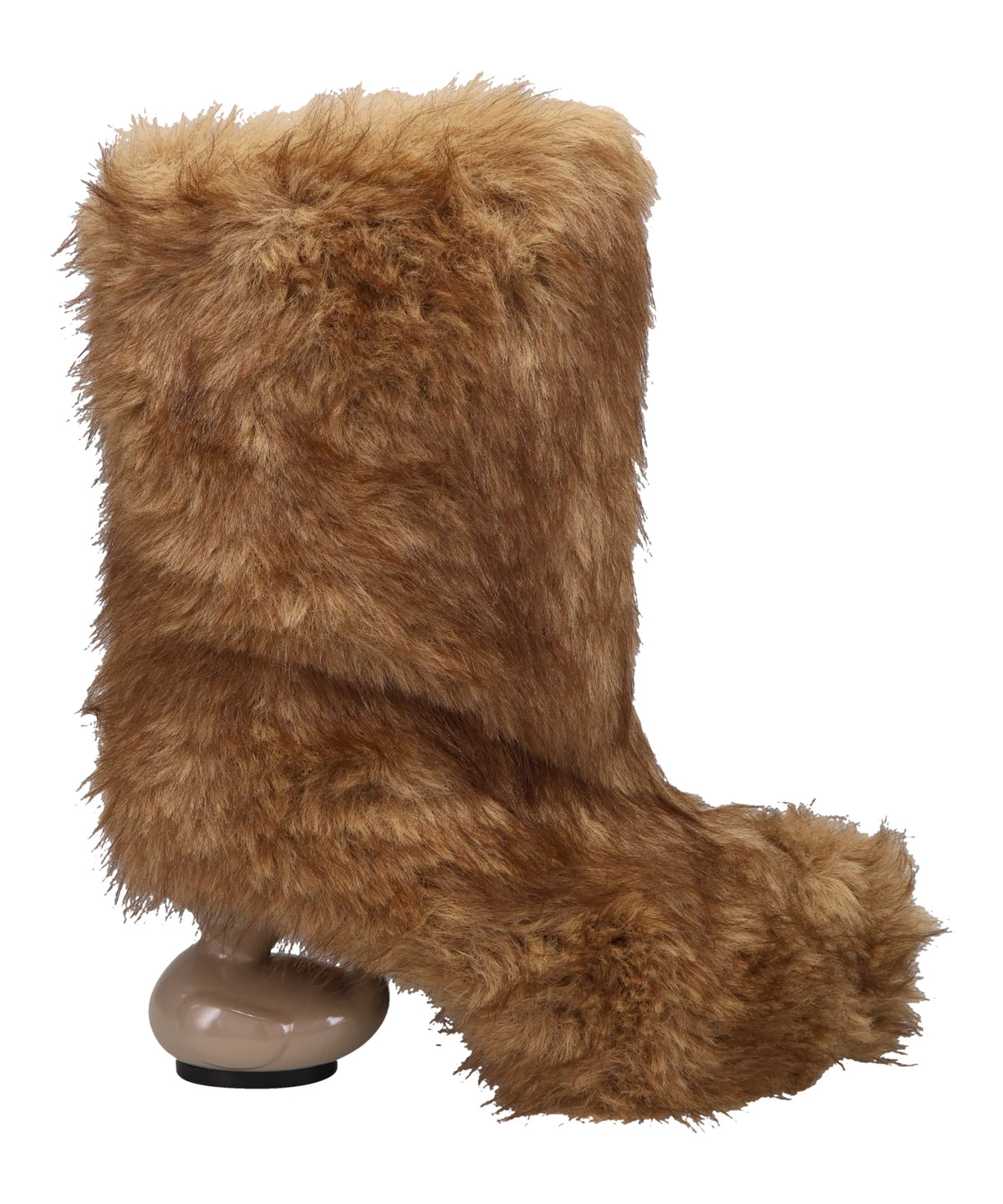 DUCK HEEL FUR BOOTS