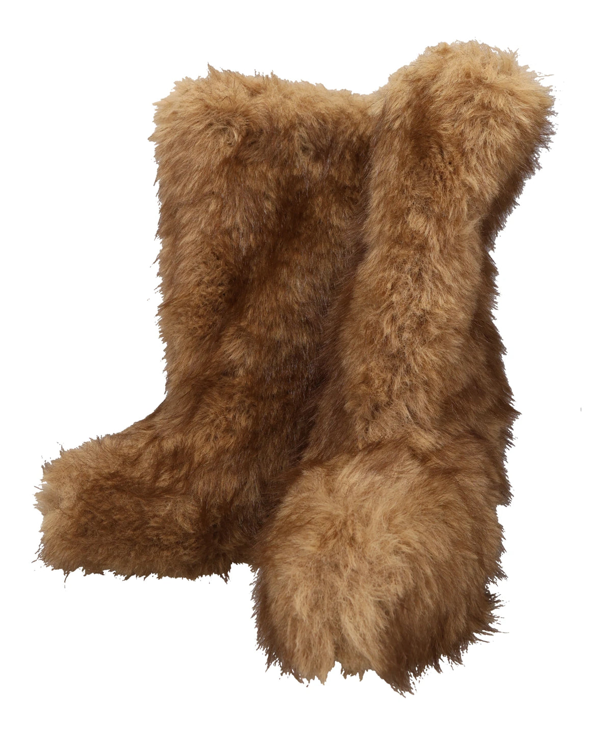 DUCK HEEL FUR BOOTS