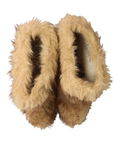 DUCK HEEL FUR BOOTS
