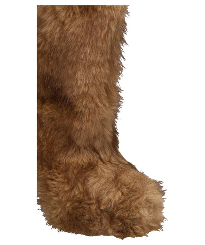 DUCK HEEL FUR BOOTS