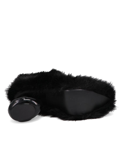 DUCK HEEL FUR BOOTS