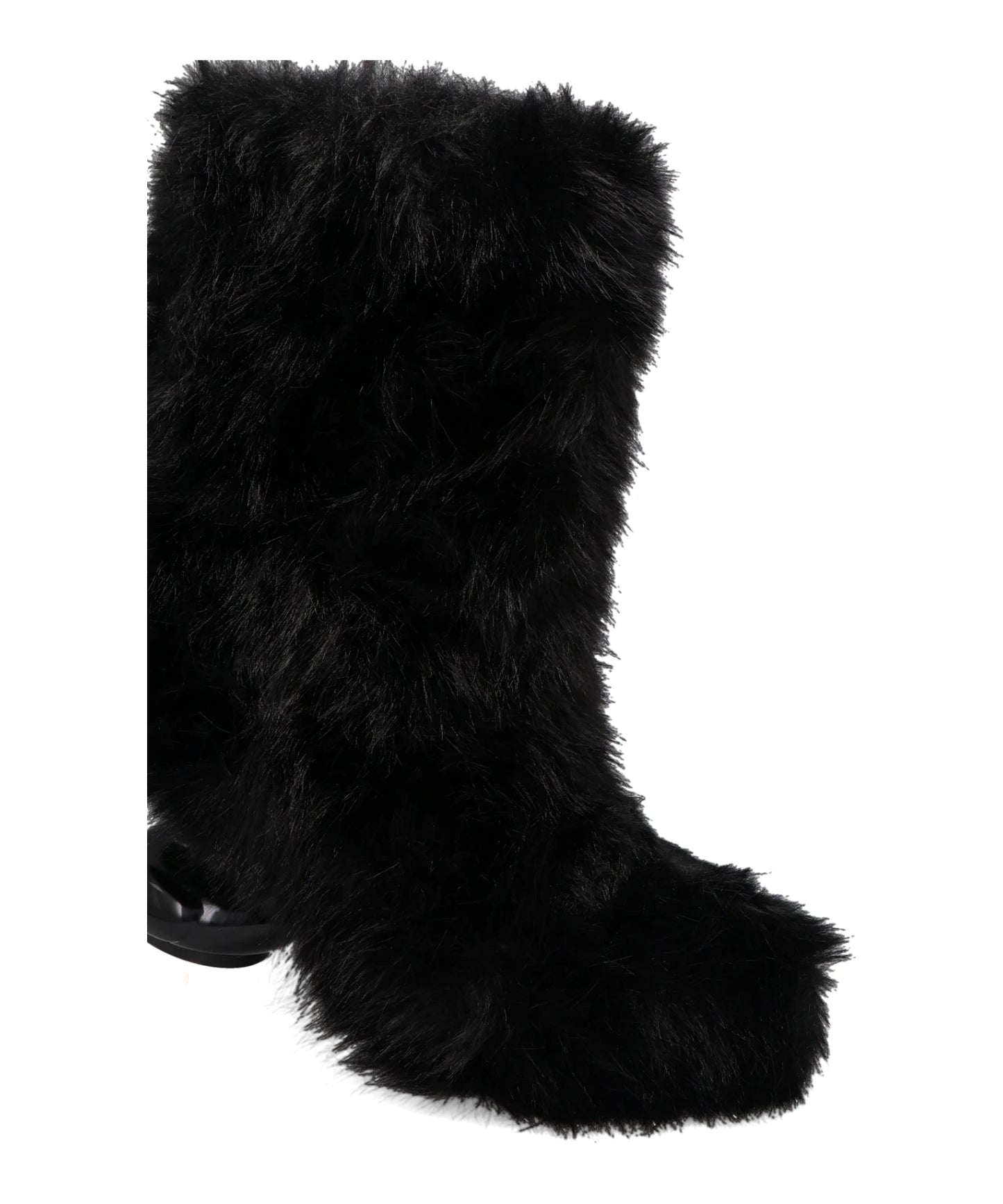 DUCK HEEL FUR BOOTS