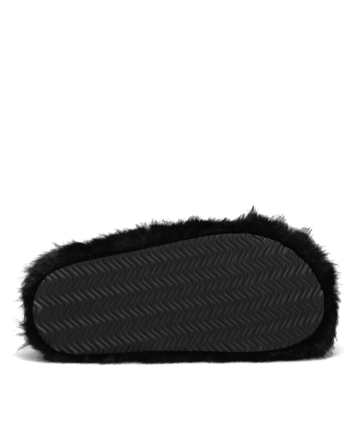 METAL FLOWER+PIERCED FUR SANDAL