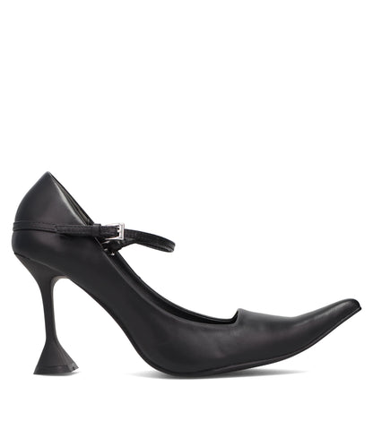 POOLDE(プールデ) BELTED HORN PUMPS