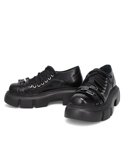 LOW PLATFORM BUCKLE BOOT