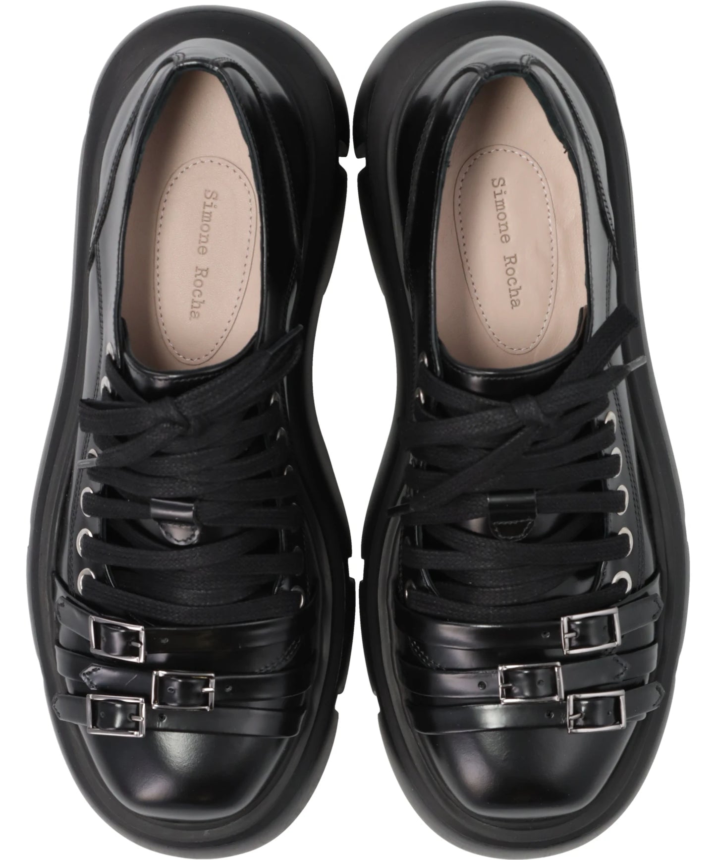 LOW PLATFORM BUCKLE BOOT