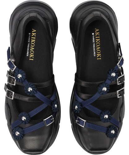 FLORA - BLACK×NAVY×BLACK